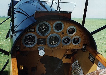 [G-BRXY's cockpit]