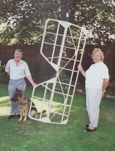 [Paul's Mother and Father plus tailplane]